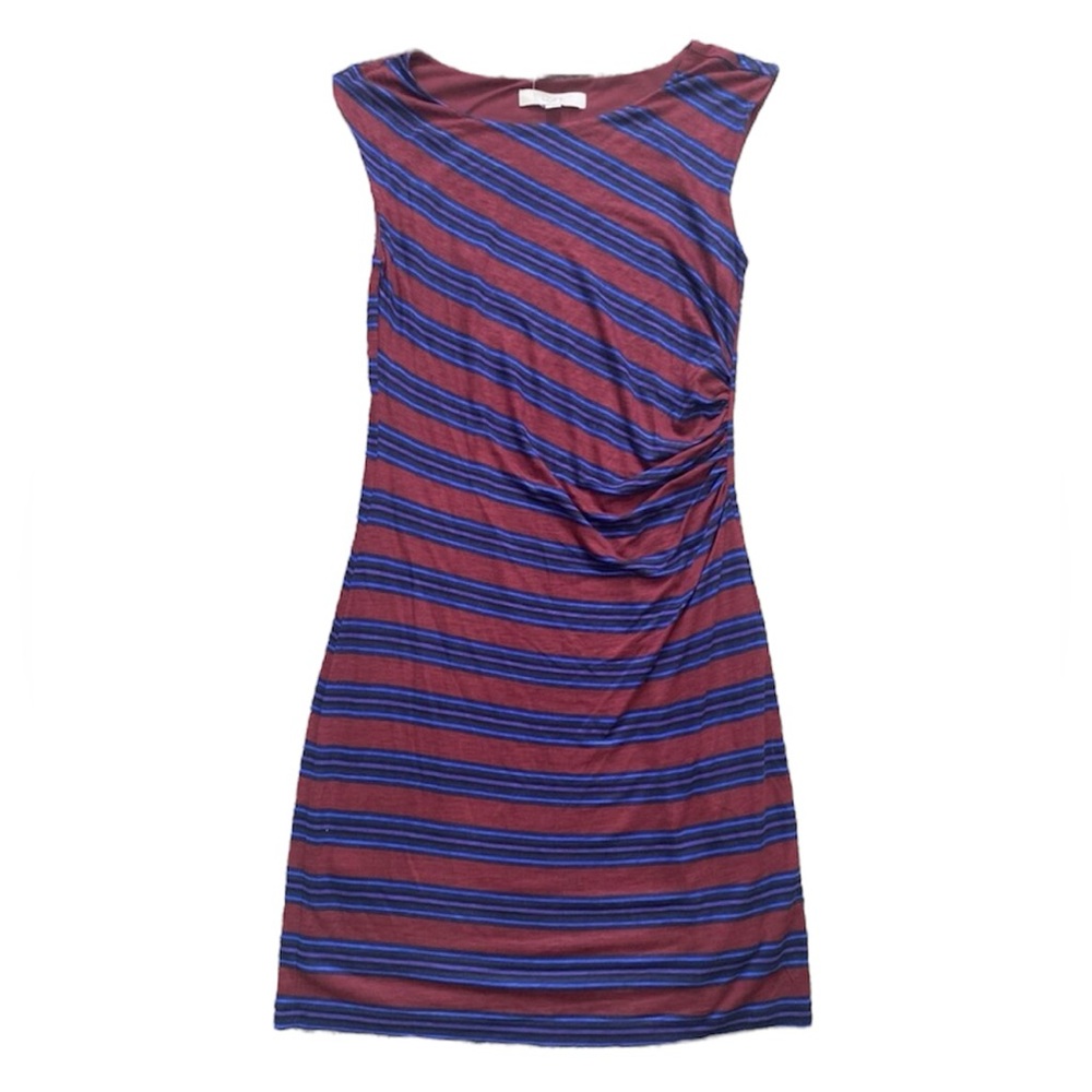 ANN TAYLOR LOFT Striped Lined Dress Size XXL